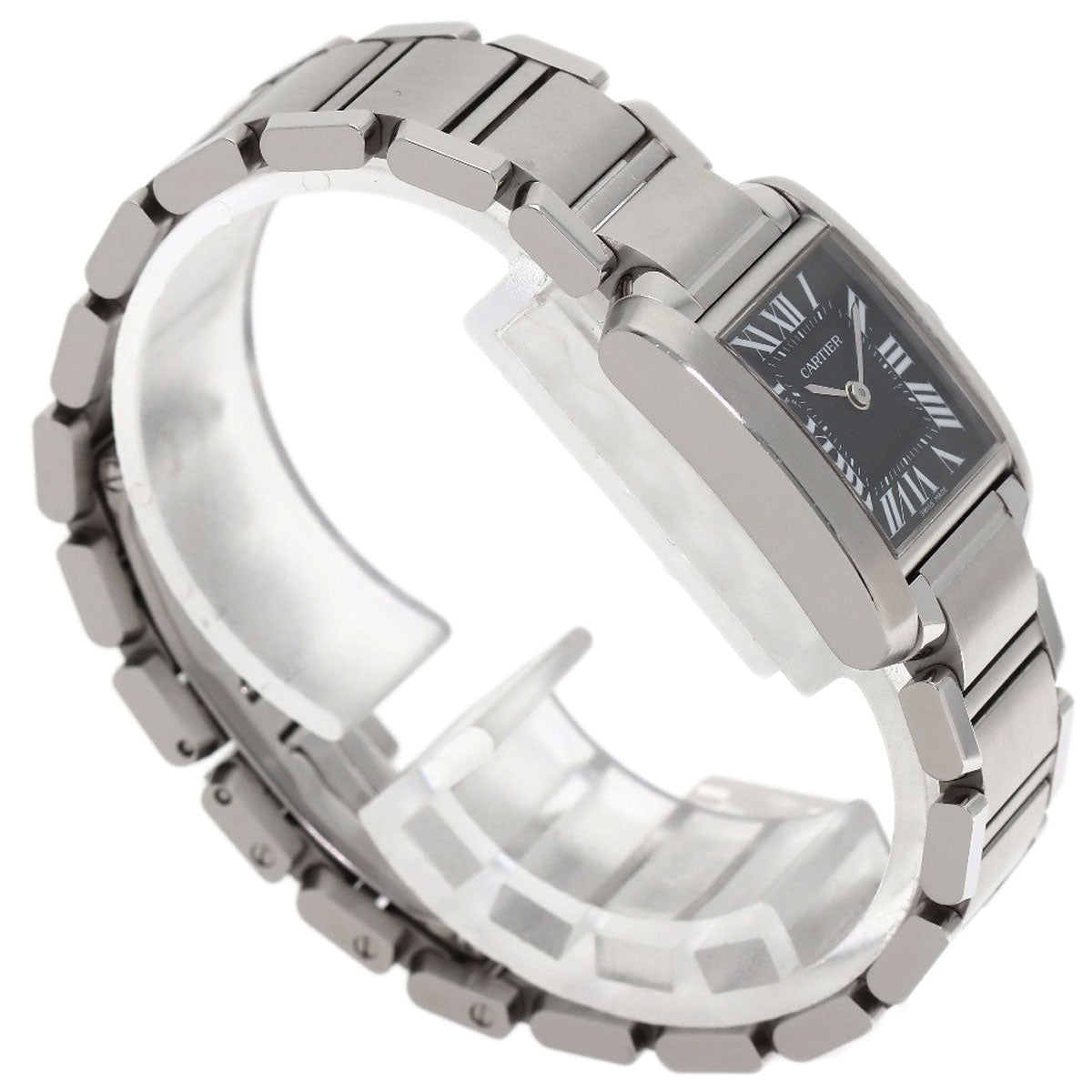 CARTIER Tank Francaise SM Asia Limited Watches W51026Q3 Stainless Steel/Stainless Steel Ladies