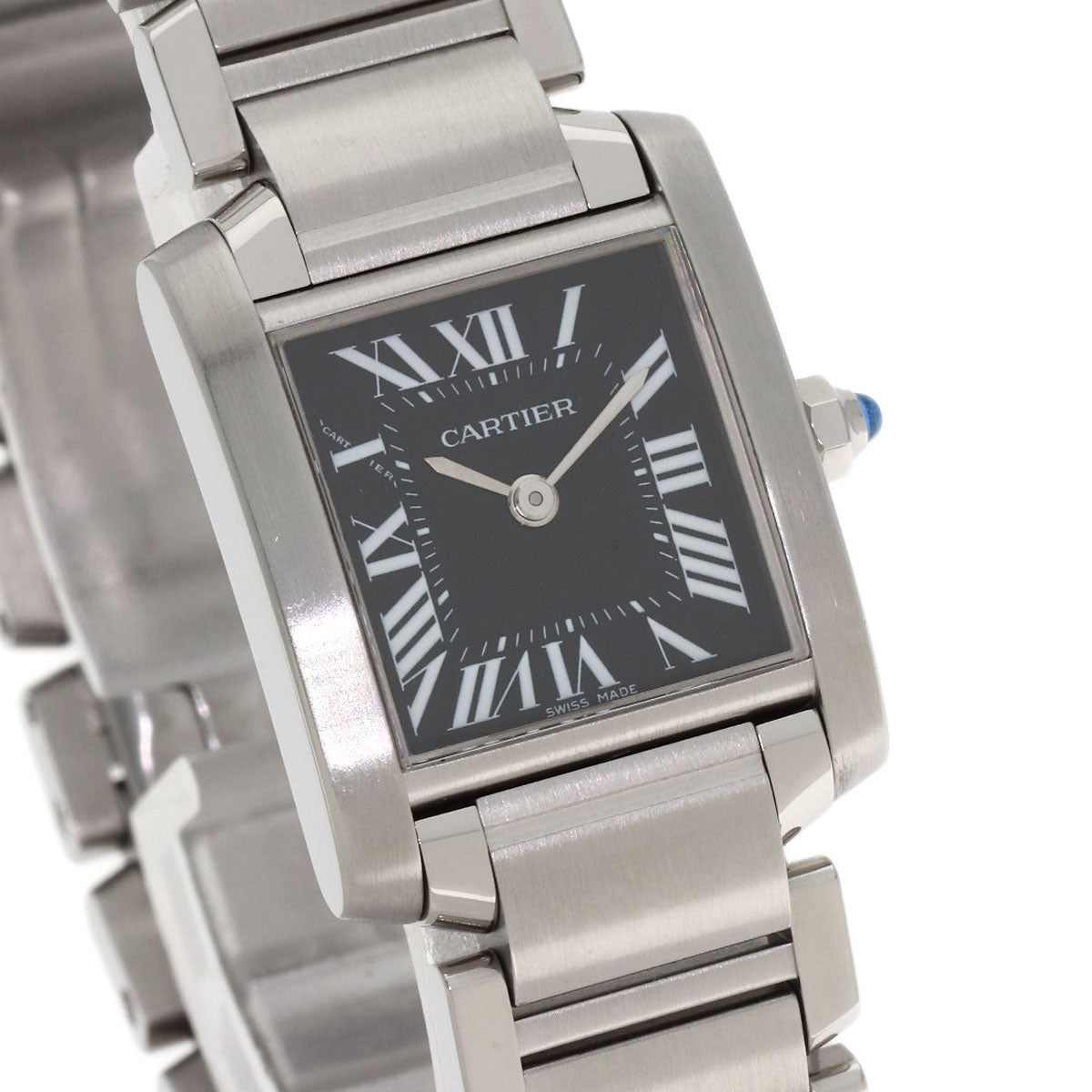 CARTIER Tank Francaise SM Asia Limited Watches W51026Q3 Stainless Steel/Stainless Steel Ladies