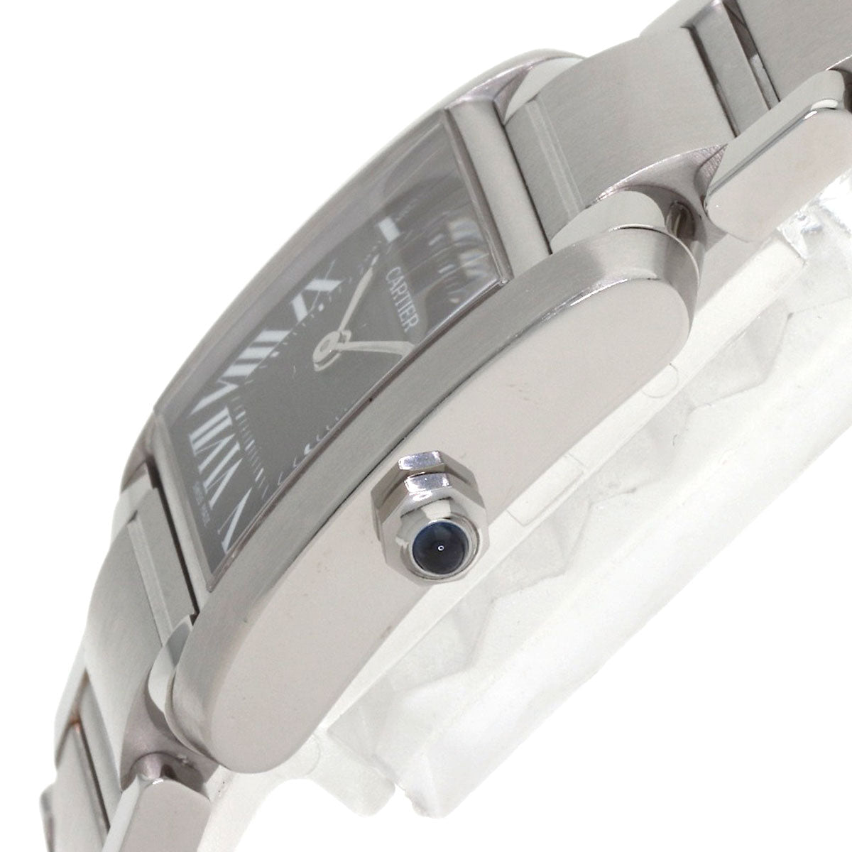 CARTIER Tank Francaise SM Asia Limited Watches W51026Q3 Stainless Steel/Stainless Steel Ladies