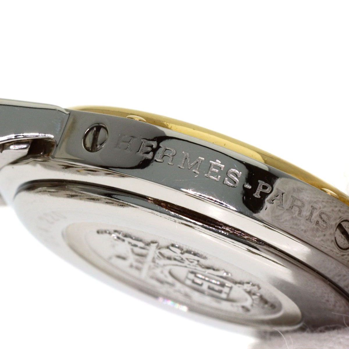HERMES Clipper new buckle Watches CL4.220 Stainless Steel/SSxGP Ladies