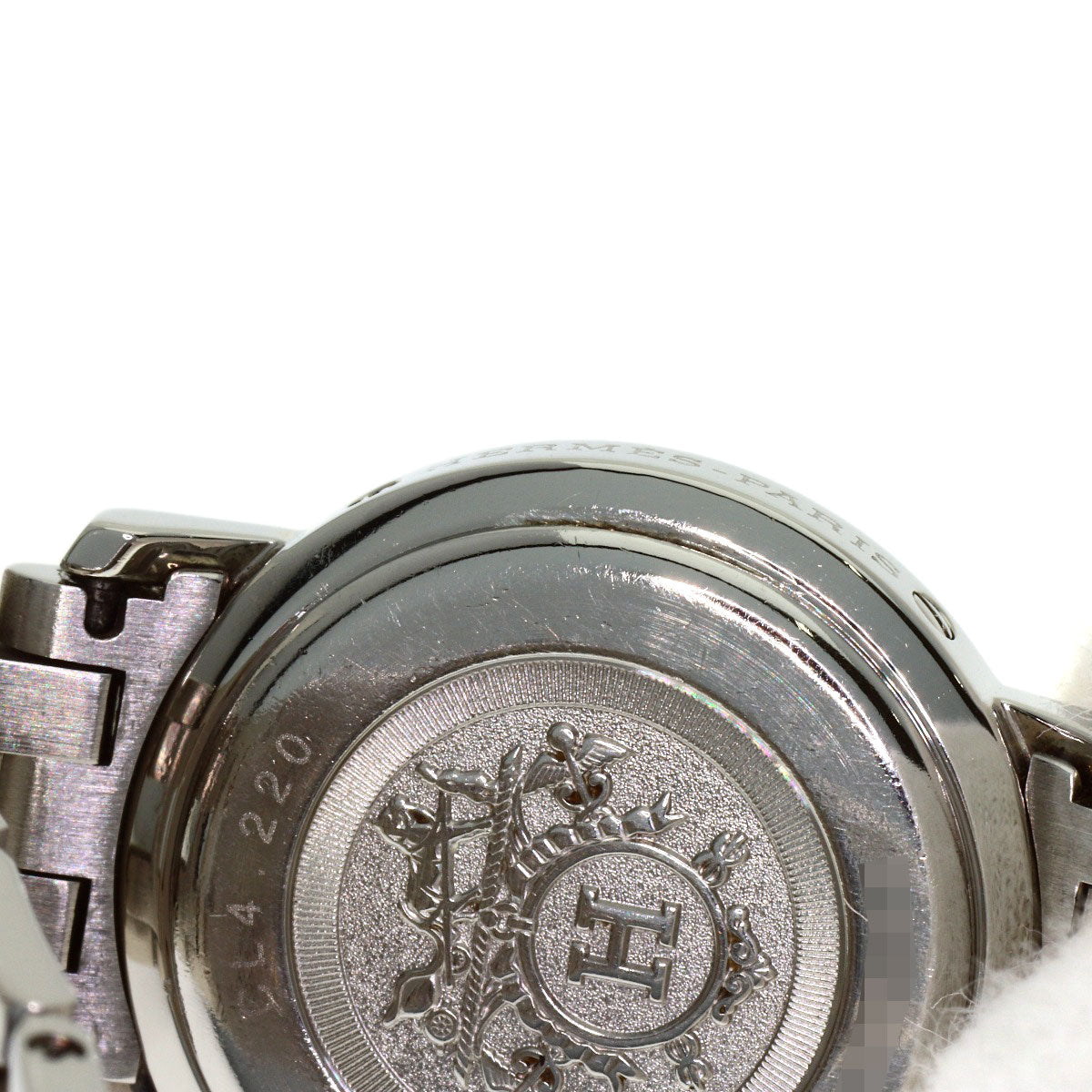 HERMES Clipper new buckle Watches CL4.220 Stainless Steel/SSxGP Ladies