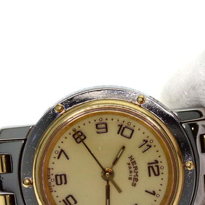 HERMES Clipper new buckle Watches CL4.220 Stainless Steel/SSxGP Ladies