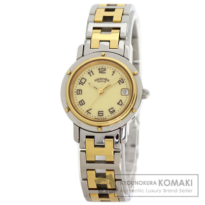 HERMES Clipper new buckle Watches CL4.220 Stainless Steel/SSxGP Ladies