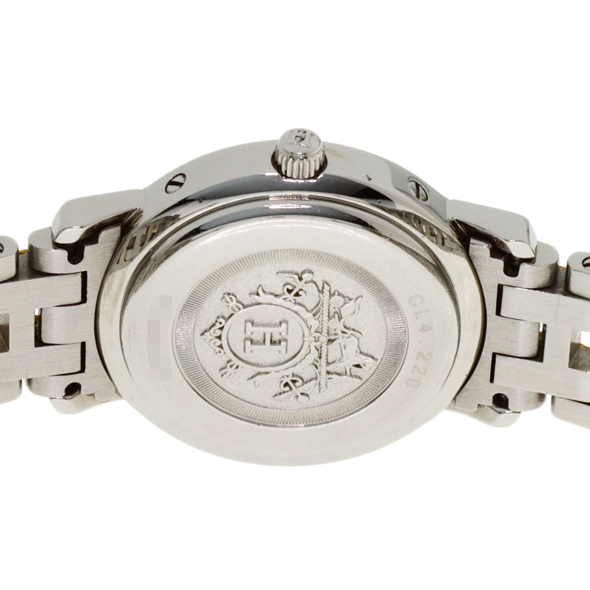 HERMES Clipper new buckle Watches CL4.220 Stainless Steel/SSxGP Ladies