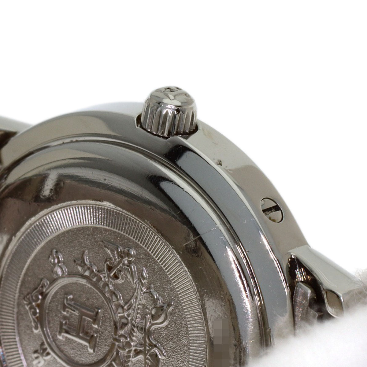 HERMES Clipper new buckle Watches CL4.220 Stainless Steel/SSxGP Ladies