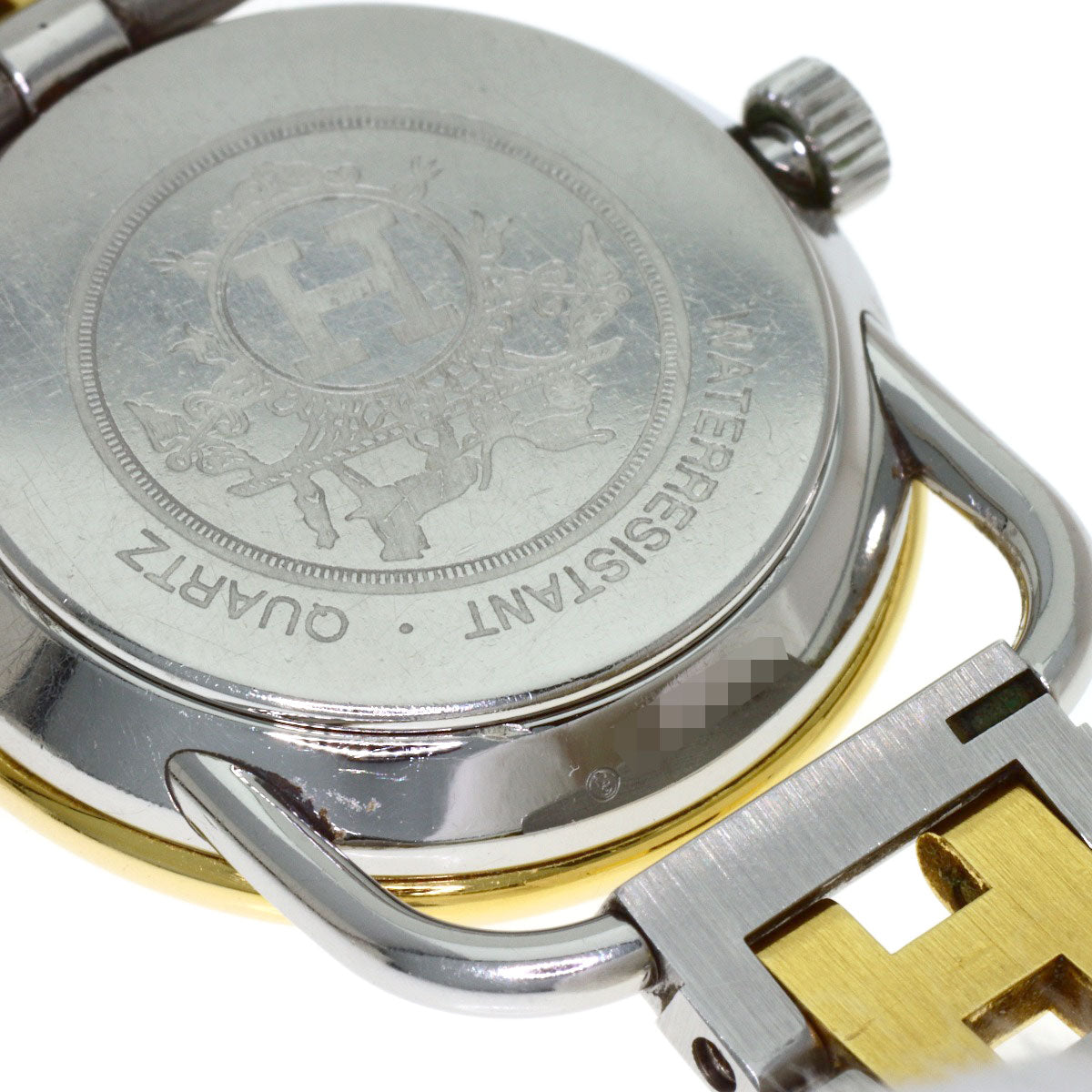 HERMES Arceau Watches Stainless Steel/SSxGP Ladies