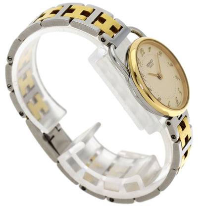 HERMES Arceau Watches Stainless Steel/SSxGP Ladies