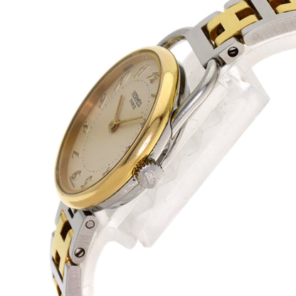 HERMES Arceau Watches Stainless Steel/SSxGP Ladies