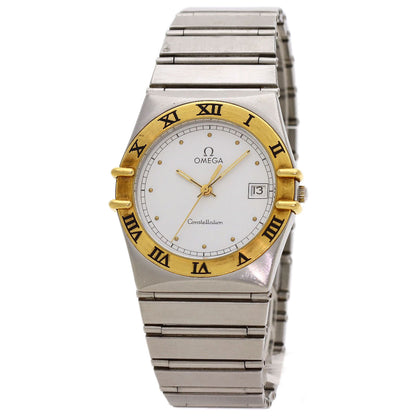 OMEGA Constellation flat bezel Watches Stainless Steel/Stainless Steel mens