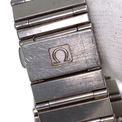 OMEGA Constellation flat bezel Watches Stainless Steel/Stainless Steel mens