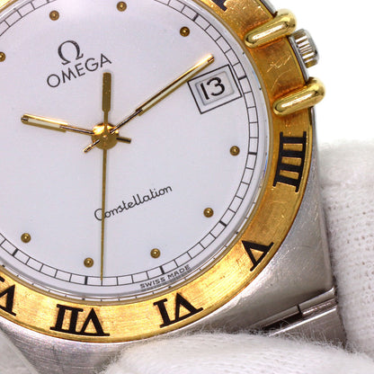 OMEGA Constellation flat bezel Watches Stainless Steel/Stainless Steel mens