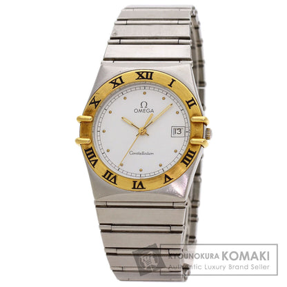OMEGA Constellation flat bezel Watches Stainless Steel/Stainless Steel mens