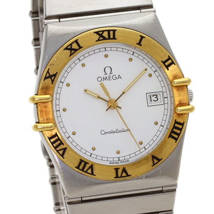 OMEGA Constellation flat bezel Watches Stainless Steel/Stainless Steel mens