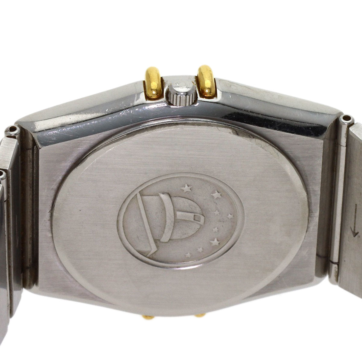 OMEGA Constellation flat bezel Watches Stainless Steel/Stainless Steel mens