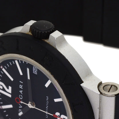 BVLGARI Aluminum date Watches BB40AT aluminum/Rubber mens