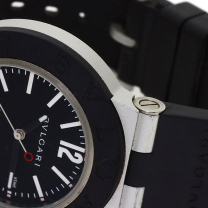 BVLGARI Aluminum date Watches BB40AT aluminum/Rubber mens