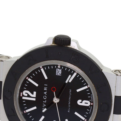 BVLGARI Aluminum date Watches BB40AT aluminum/Rubber mens