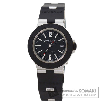BVLGARI Aluminum date Watches BB40AT aluminum/Rubber mens
