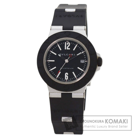BVLGARI Aluminum date Watches BB40AT aluminum/Rubber mens
