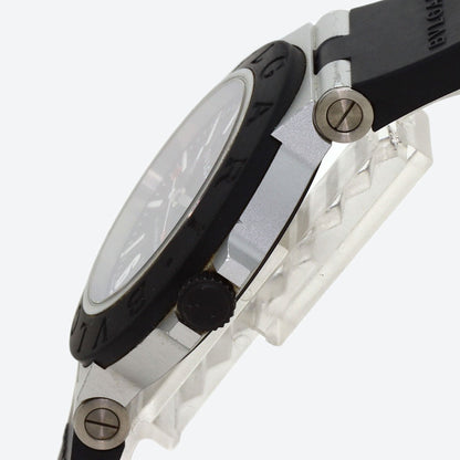 BVLGARI Aluminum date Watches BB40AT aluminum/Rubber mens