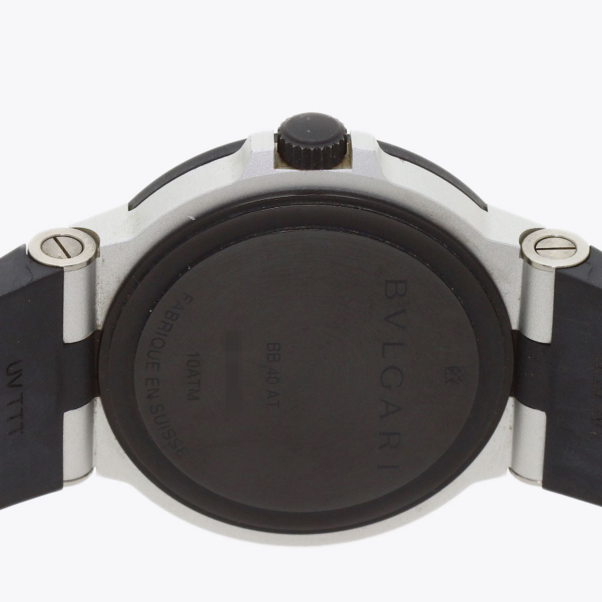 BVLGARI Aluminum date Watches BB40AT aluminum/Rubber mens
