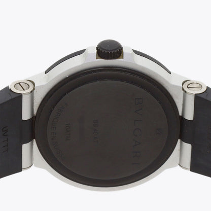 BVLGARI Aluminum date Watches BB40AT aluminum/Rubber mens