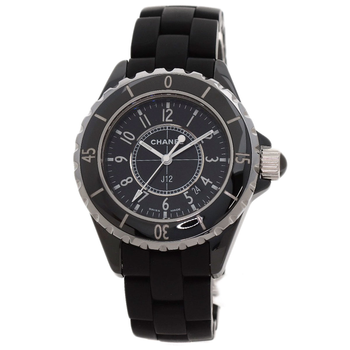 CHANEL J12 1.3" Watches H0681 Ceramic/Rubber Ladies