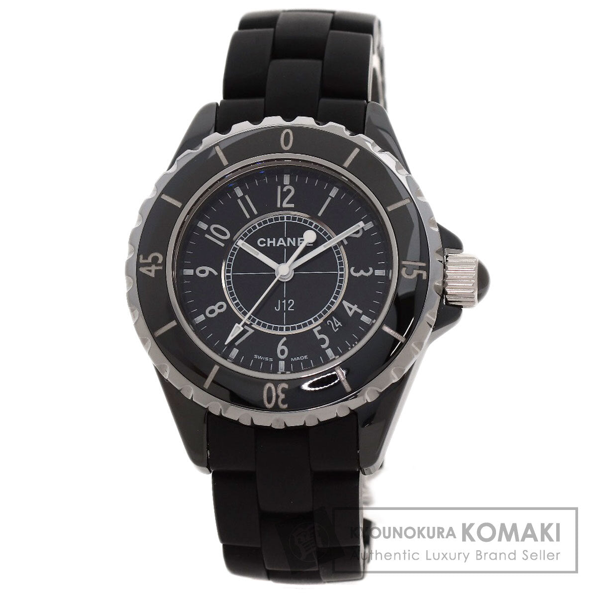 CHANEL J12 1.3" Watches H0681 Ceramic/Rubber Ladies