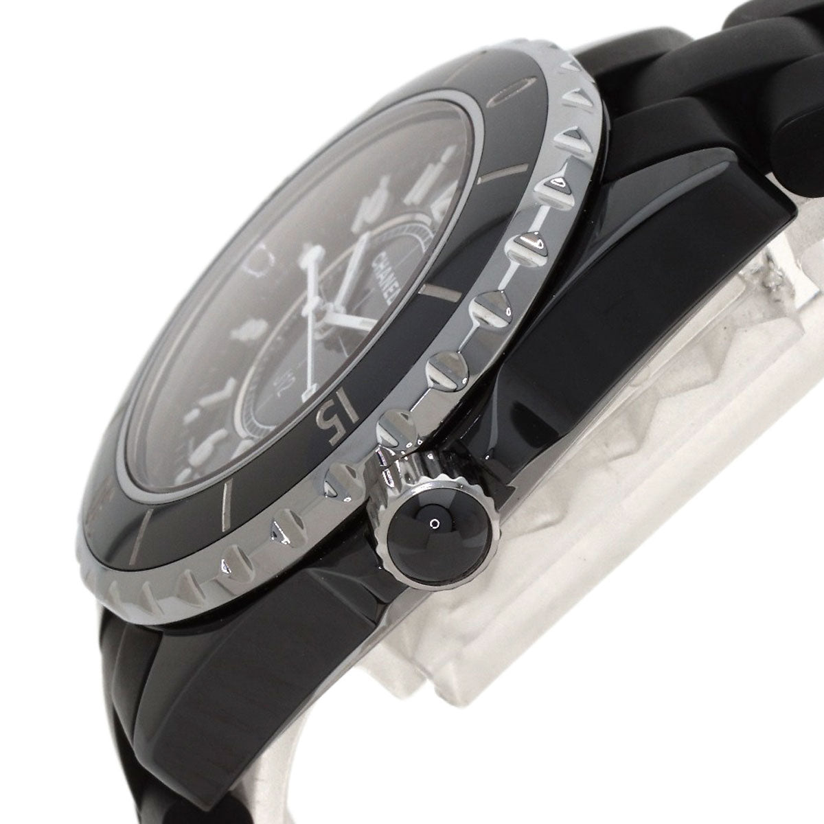 CHANEL J12 1.3" Watches H0681 Ceramic/Rubber Ladies