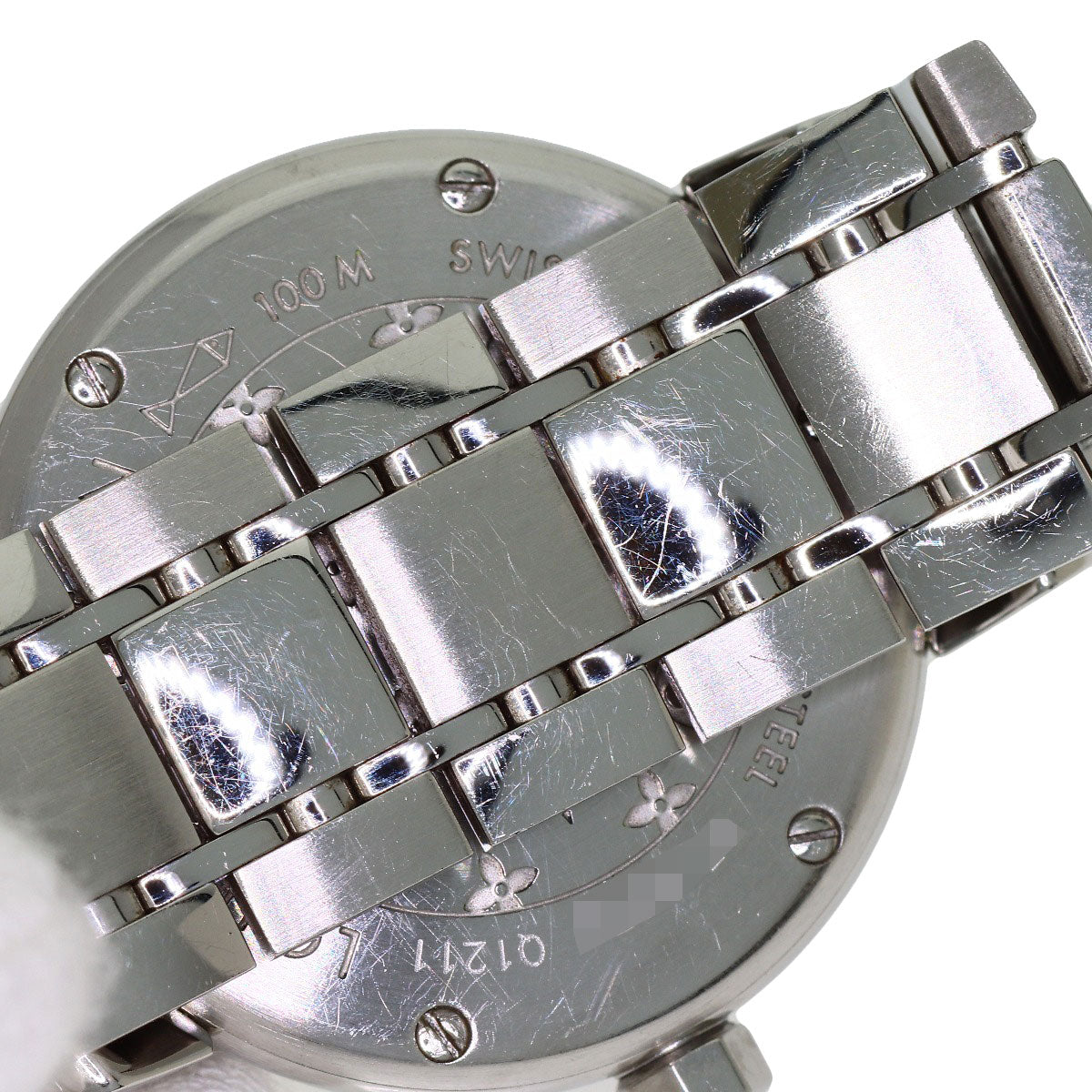 LOUIS VUITTON Tambour Watches Q1211 Stainless Steel/Stainless Steel Ladies