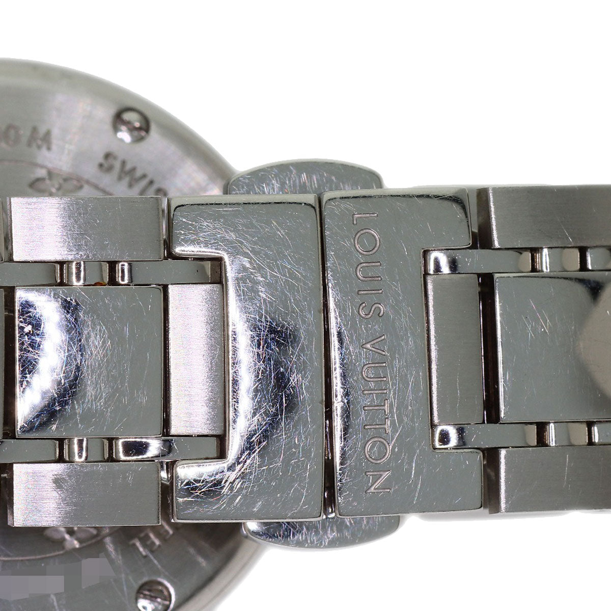 LOUIS VUITTON Tambour Watches Q1211 Stainless Steel/Stainless Steel Ladies