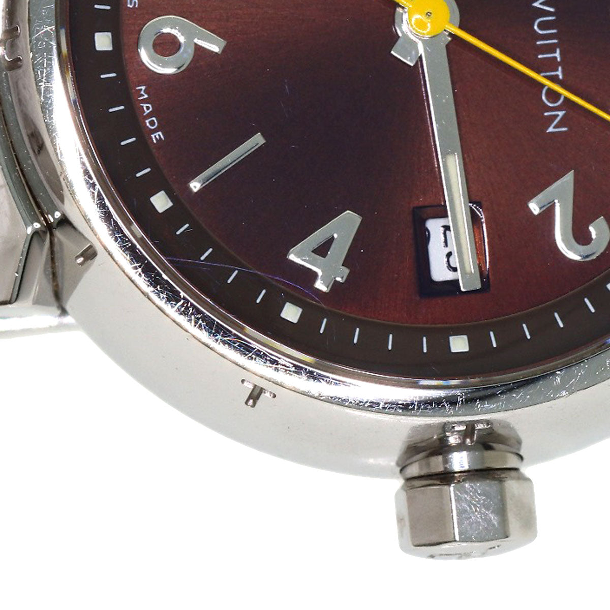 LOUIS VUITTON Tambour Watches Q1211 Stainless Steel/Stainless Steel Ladies