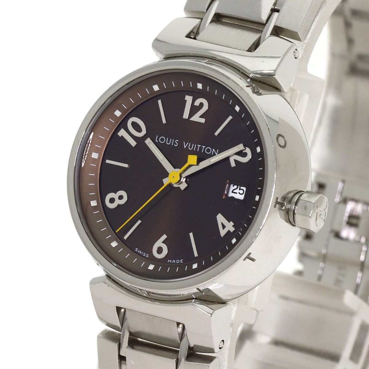 LOUIS VUITTON Tambour Watches Q1211 Stainless Steel/Stainless Steel Ladies
