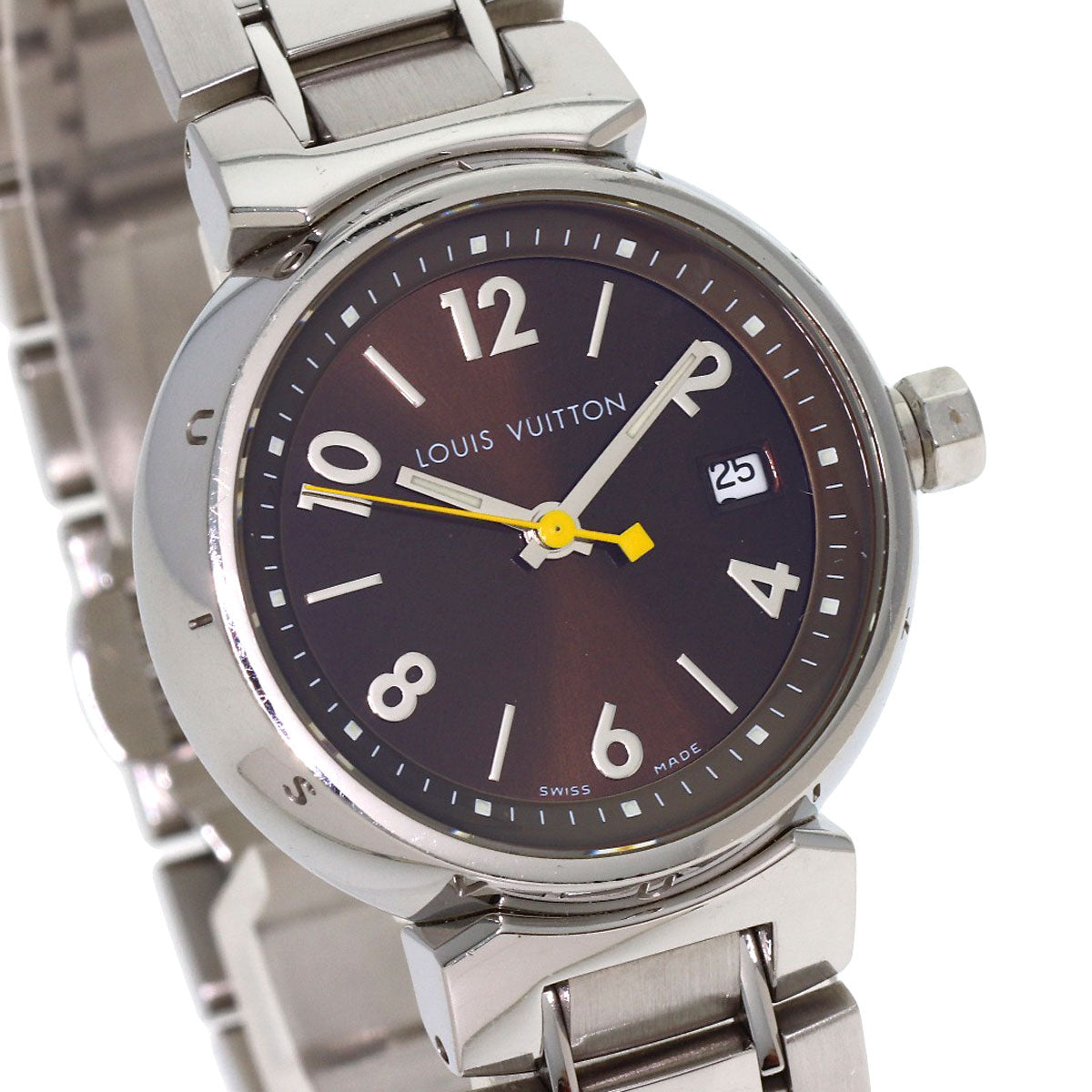 LOUIS VUITTON Tambour Watches Q1211 Stainless Steel/Stainless Steel Ladies
