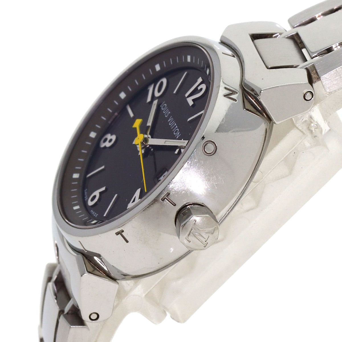 LOUIS VUITTON Tambour Watches Q1211 Stainless Steel/Stainless Steel Ladies