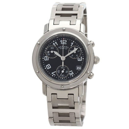 HERMES Clipper Chronograph Watches CL1.310 Stainless Steel/Stainless Steel Ladies