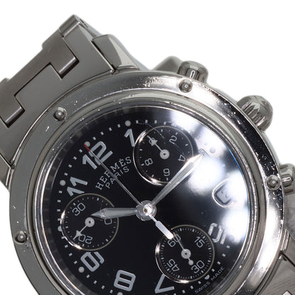 HERMES Clipper Chronograph Watches CL1.310 Stainless Steel/Stainless Steel Ladies