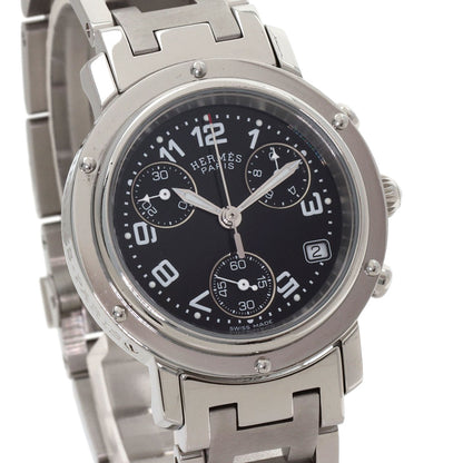 HERMES Clipper Chronograph Watches CL1.310 Stainless Steel/Stainless Steel Ladies