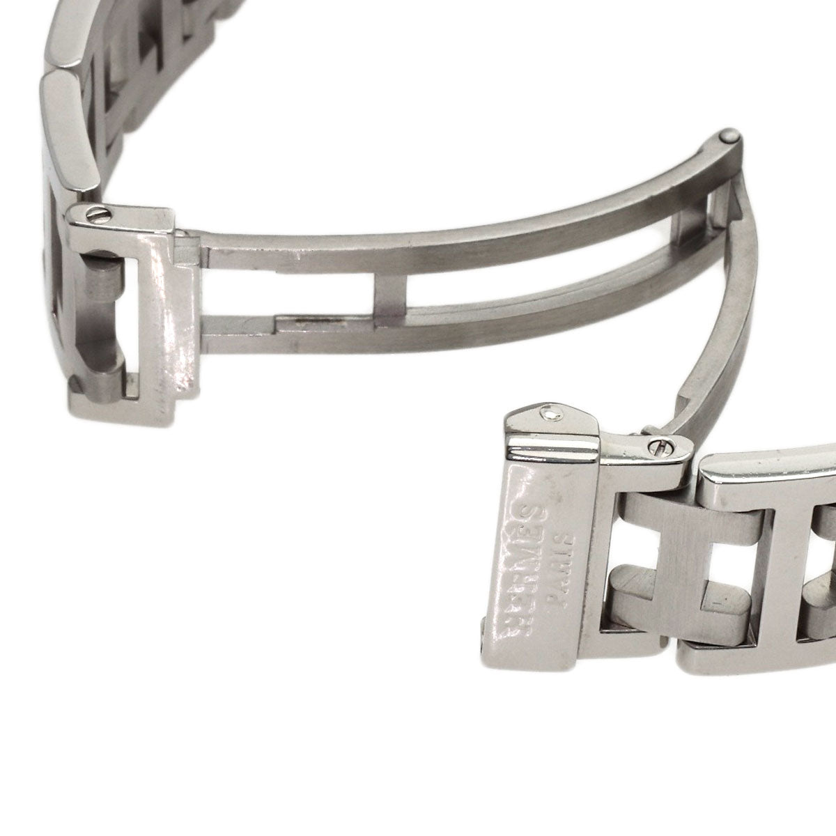 HERMES Clipper Chronograph Watches CL1.310 Stainless Steel/Stainless Steel Ladies