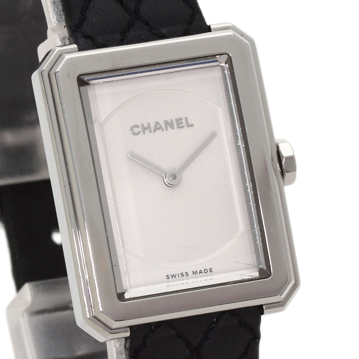 CHANEL boyfriend small model Watches H6401 Stainless Steel/Leather Ladies
