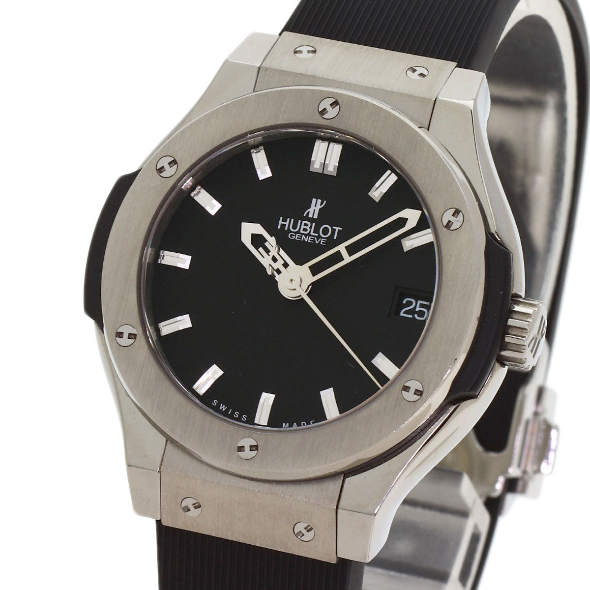 HUBLOT Classic fusion Watches 581.NX.1170.RX Titanium/Rubber Ladies