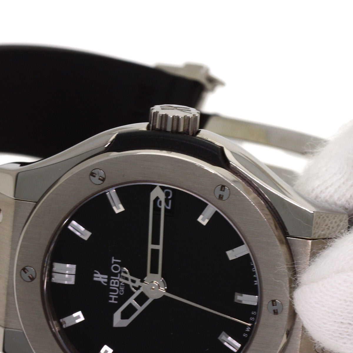 HUBLOT Classic fusion Watches 581.NX.1170.RX Titanium/Rubber Ladies