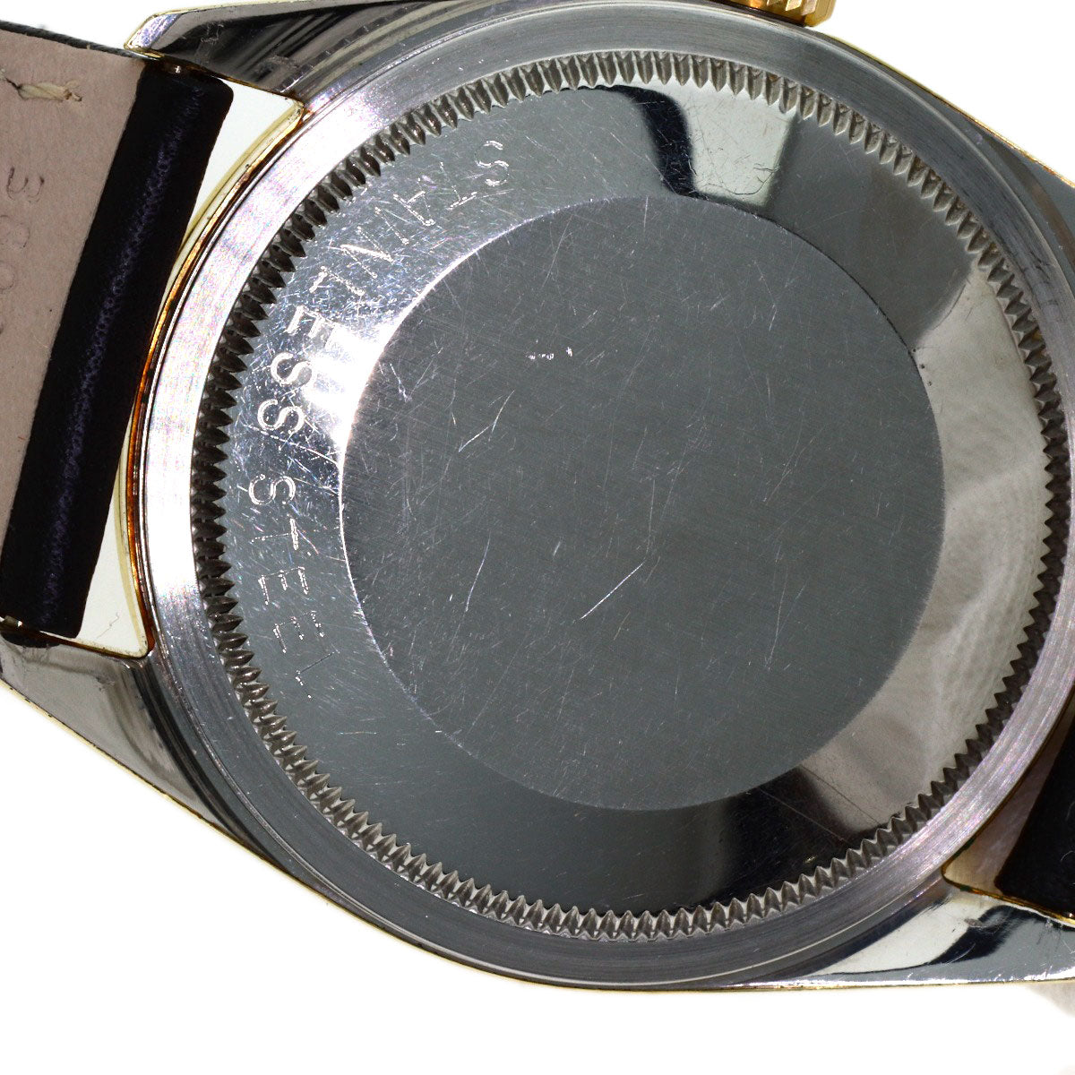 ROLEX Oyster Perpetual 1970 Watches 1550 Gold Plated/Leather mens
