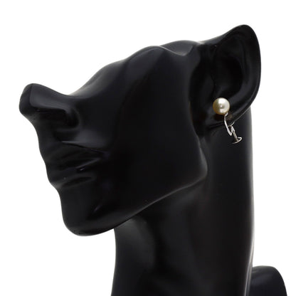 MIKIMOTO Pearl Pearl Earring K14 White Gold Ladies [Used]