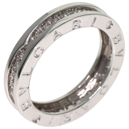 BVLGARI B.zero1 1-band XS Full Diamond Ring K18 White Gold Ladies [Used]