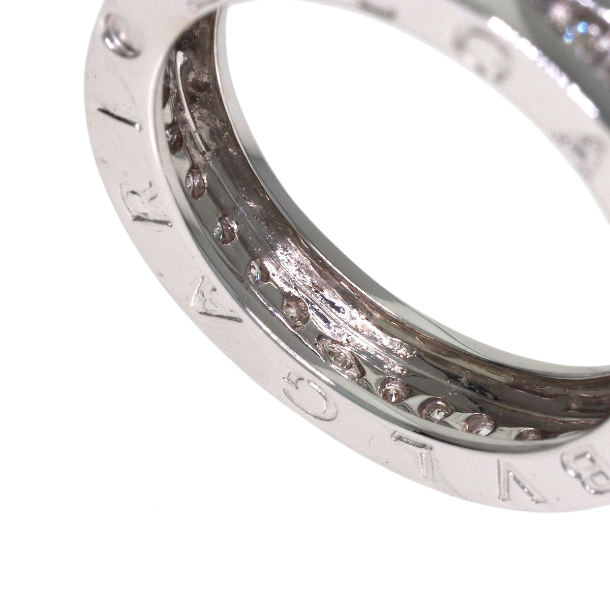 BVLGARI B.zero1 1-band XS Full Diamond Ring K18 White Gold Ladies [Used]