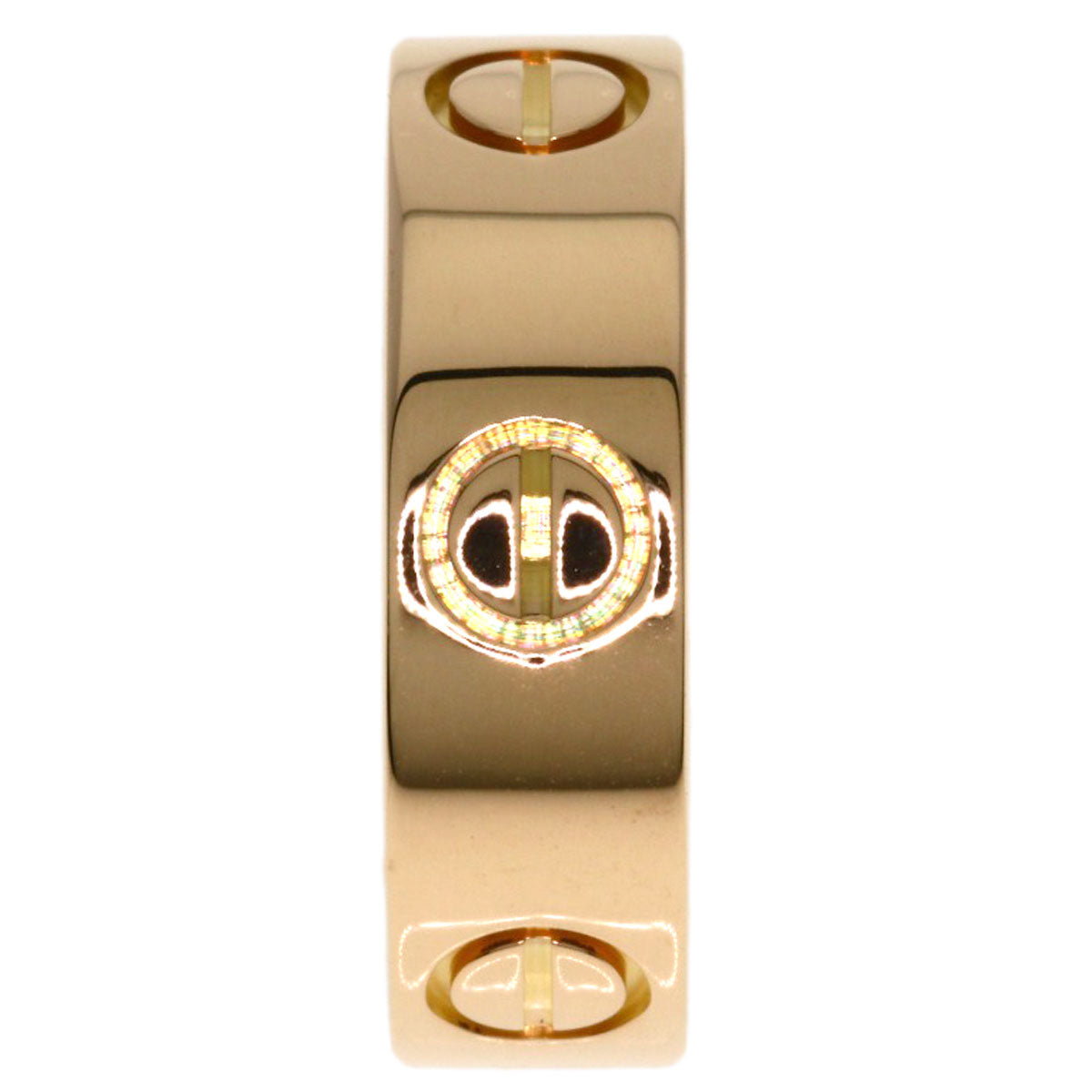CARTIER love ring #49 Ring K18 Pink Gold Ladies [Used]