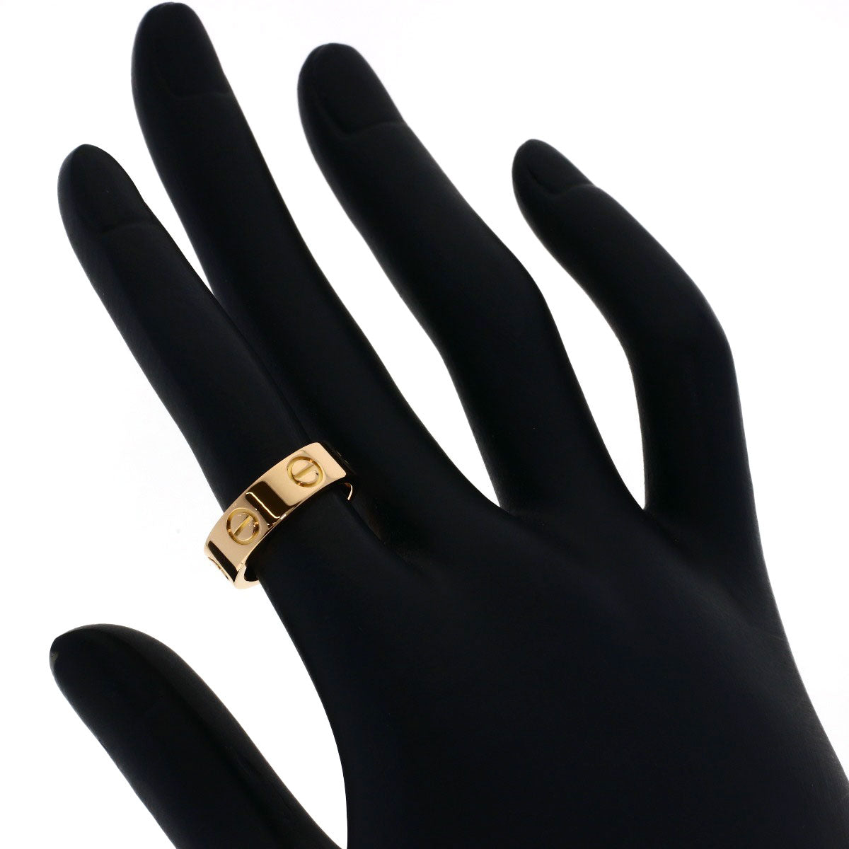 CARTIER love ring #49 Ring K18 Pink Gold Ladies [Used]