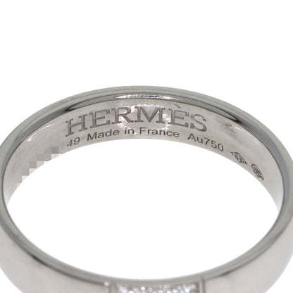 HERMES Ever Hercules Diamond #49 Ring K18 White Gold Ladies [Used]
