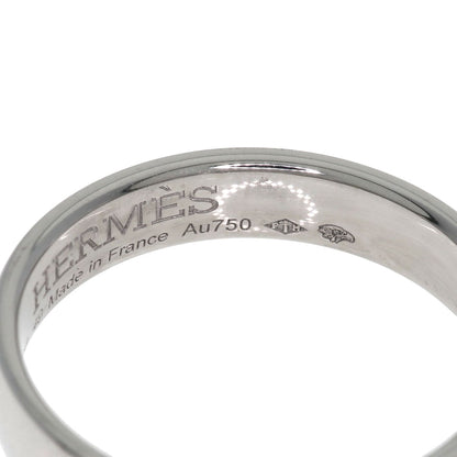 HERMES Ever Hercules Diamond #49 Ring K18 White Gold Ladies [Used]
